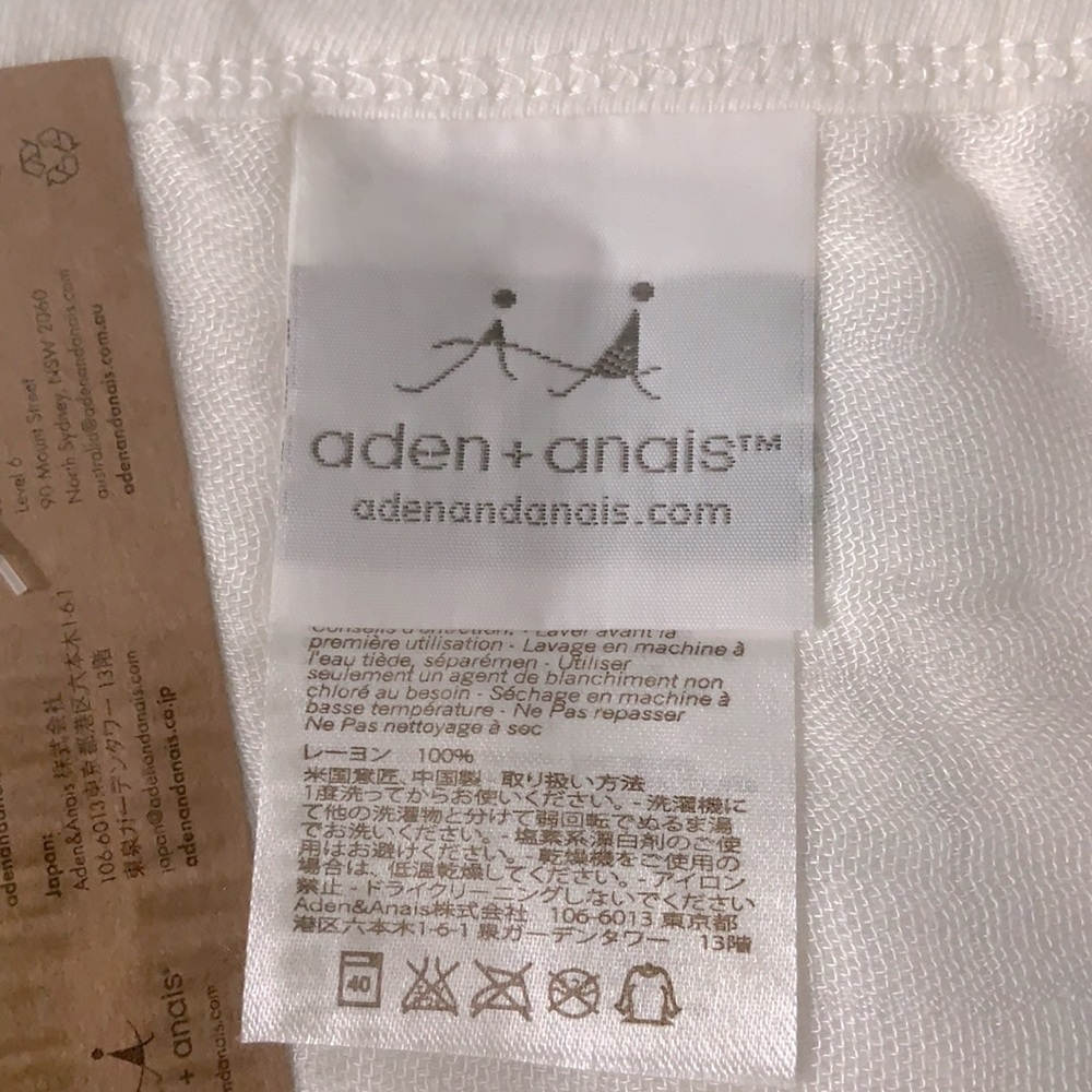 Aden + Anais Silky Soft Snap Bibs, 3 Pack - Picture 8 of 9
